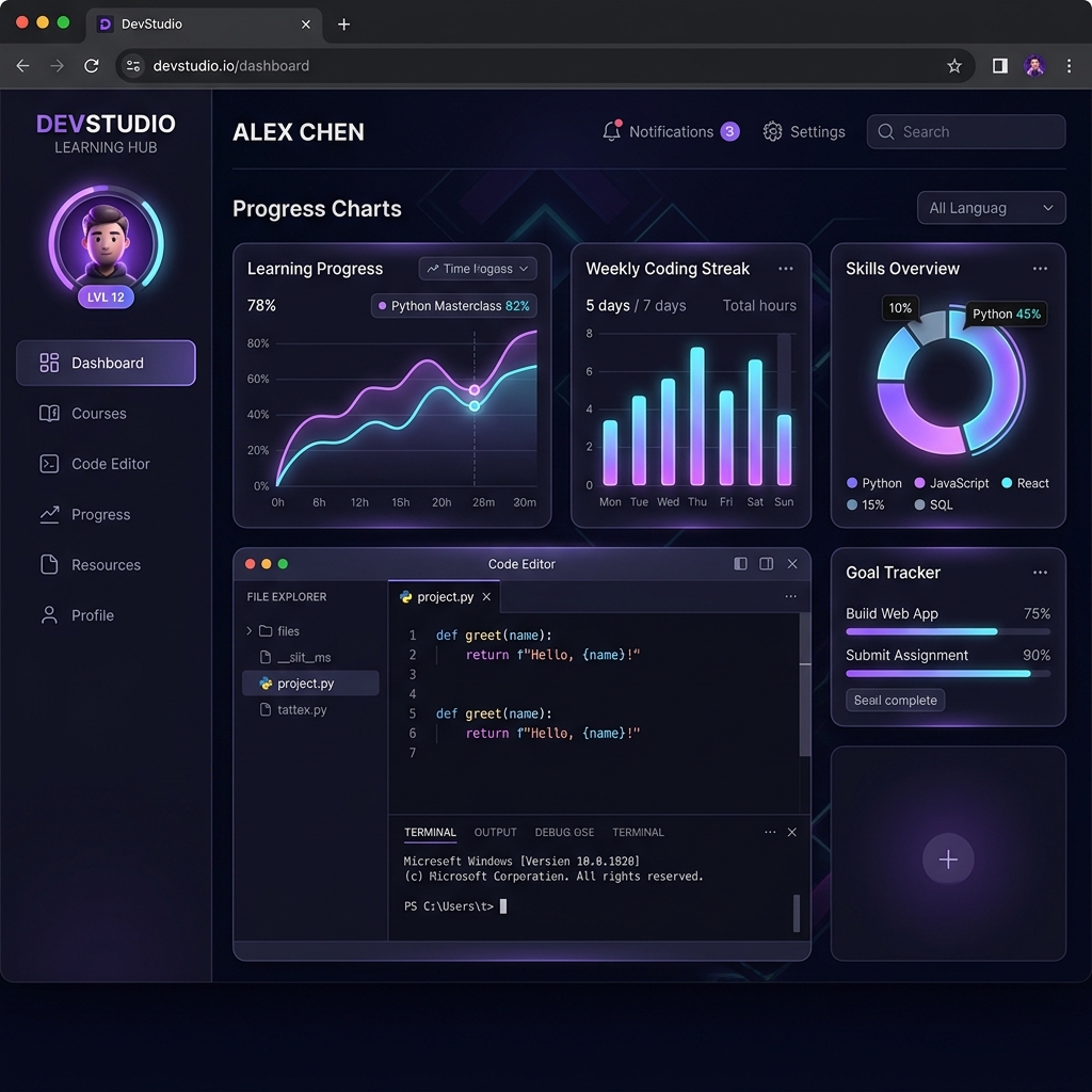 Kini Edx Hub Student Learning Dashboard